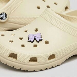 Purple Bow Jibbitz Crocs Charm
